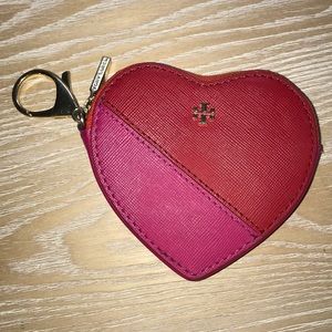 Tory Burch heart keychain 💗